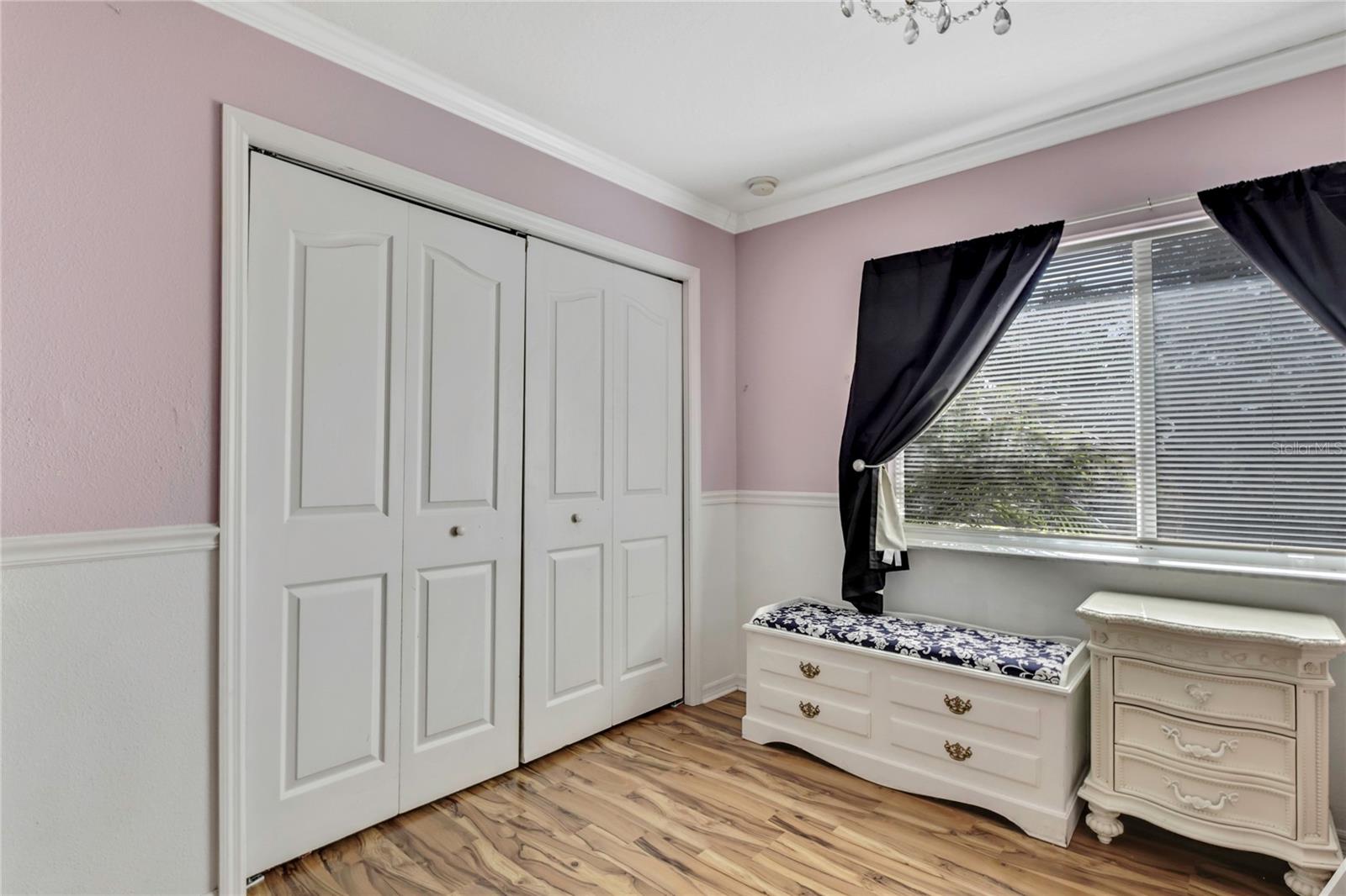 large closets bedroom 2