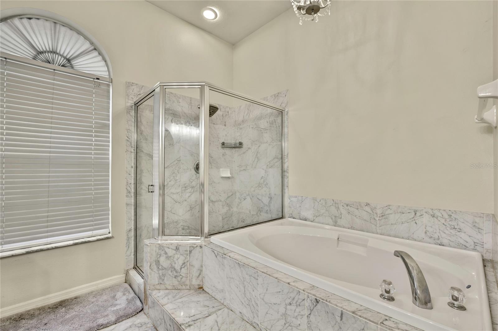 separate walk in shower