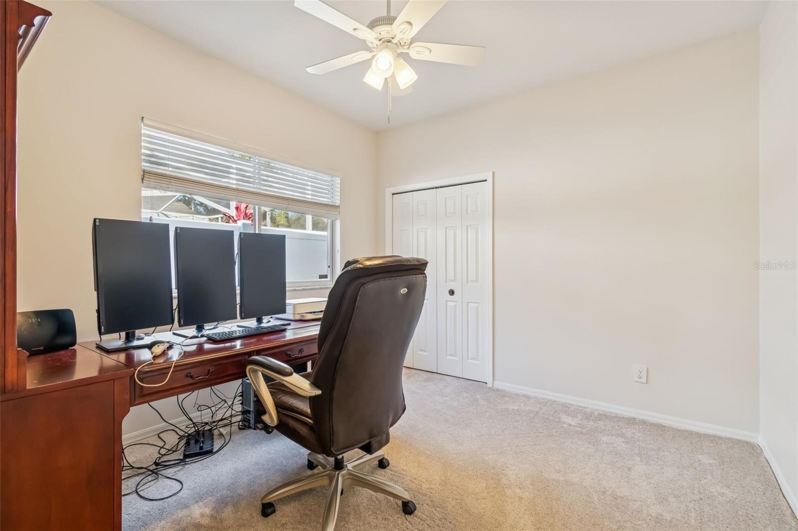 3rd bedroom currently being used as an office