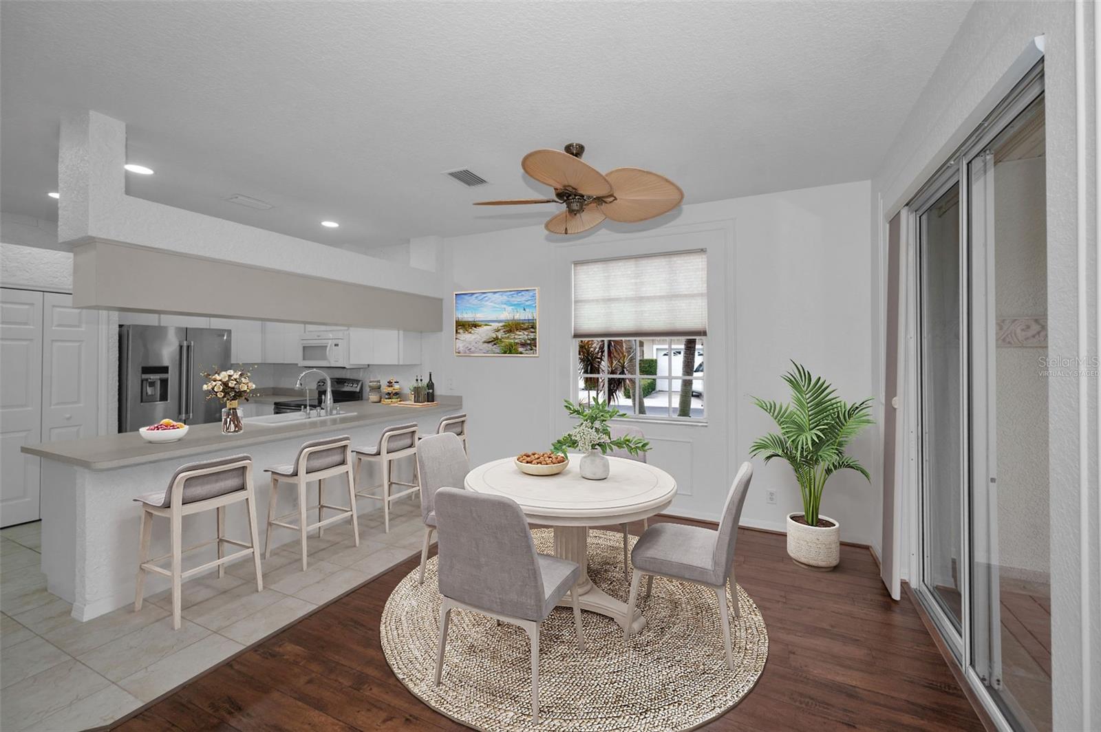 Virtually Staged Dining Room