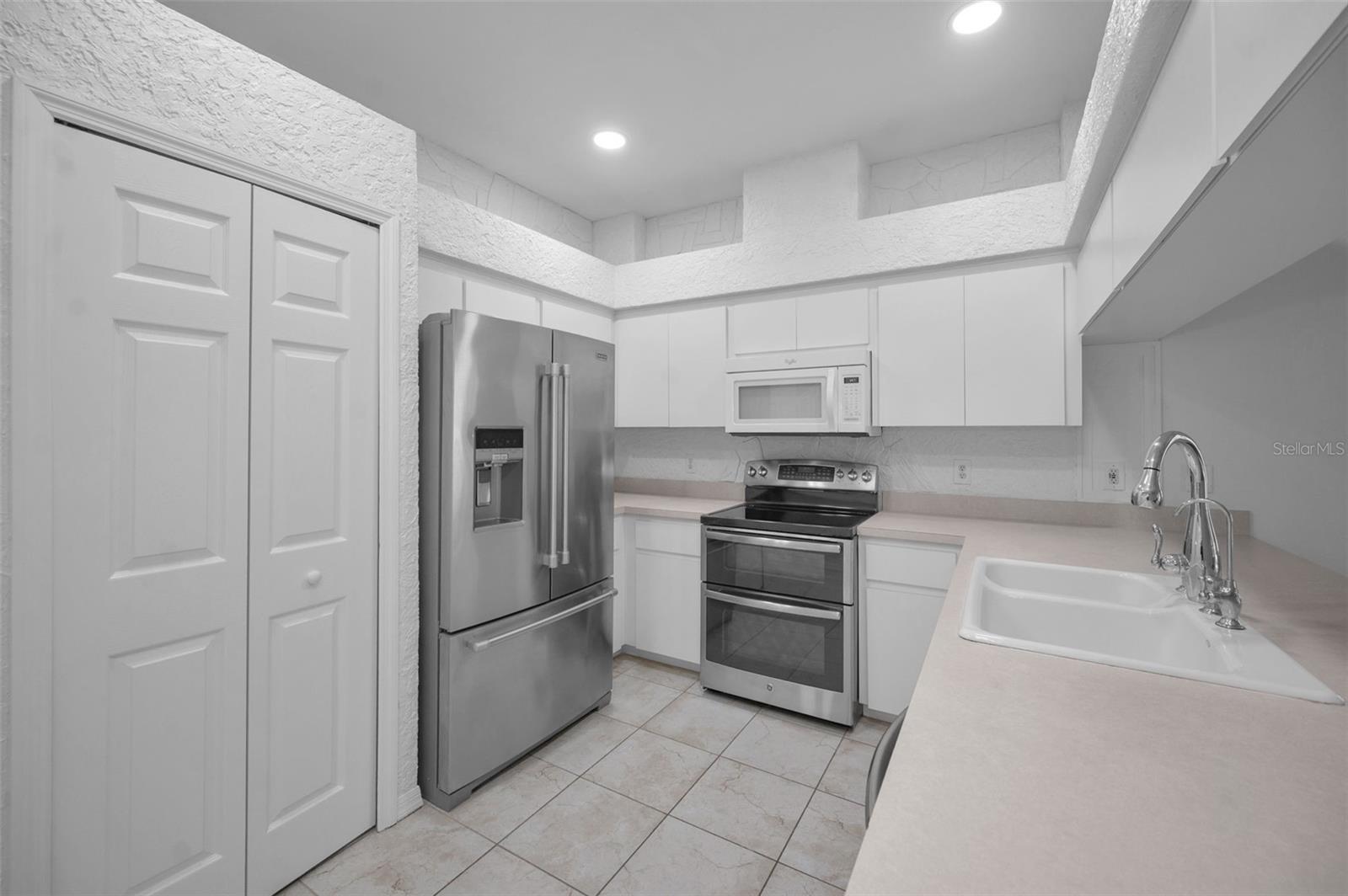 Kitchen with Stainless Steel appliances