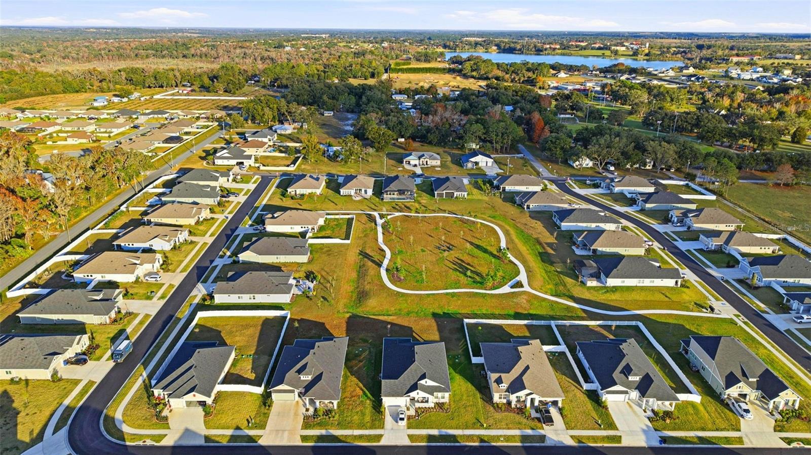 Drone Shot Of Community