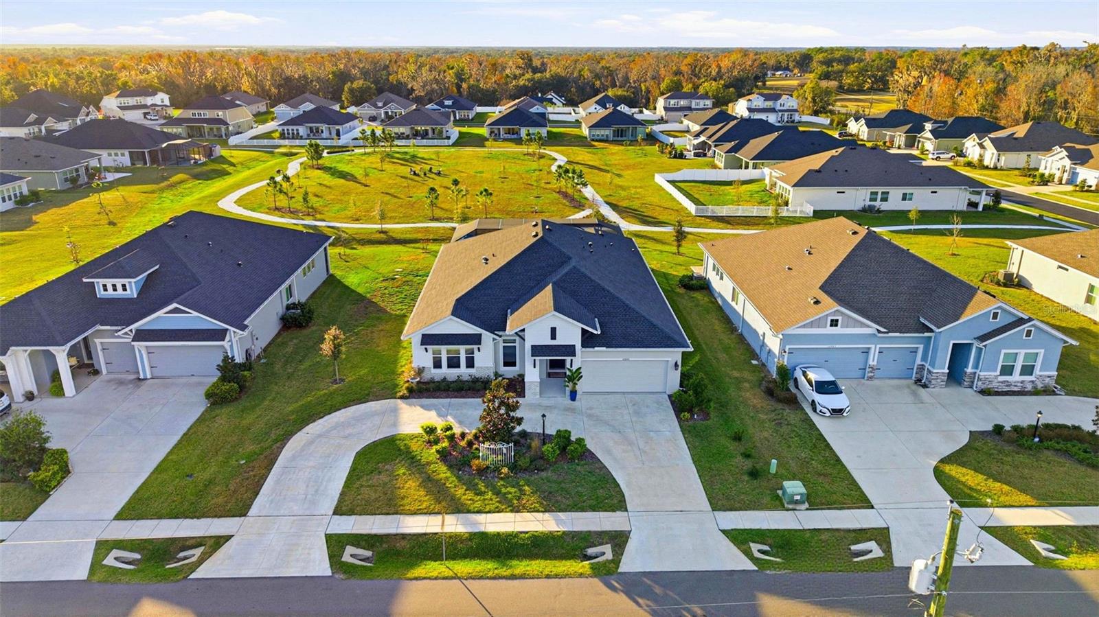 Exterior Drone Front Elevation