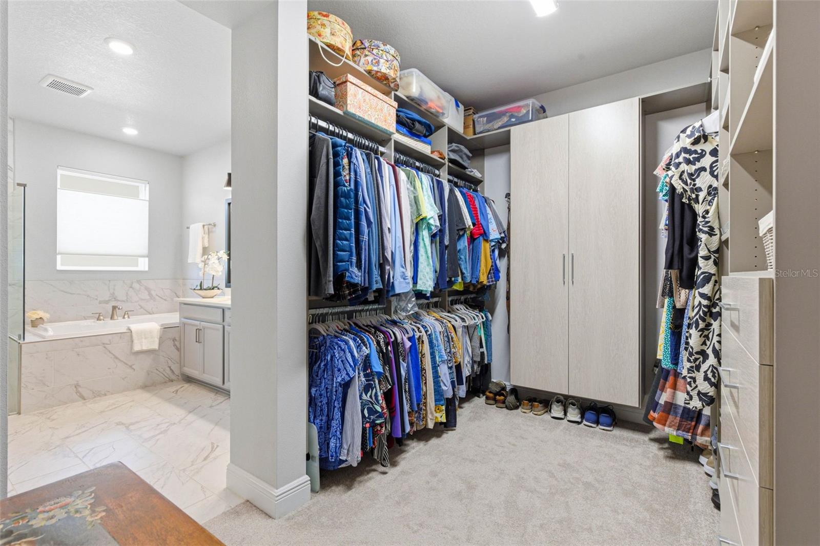 Primary Walk-in Custom Closet