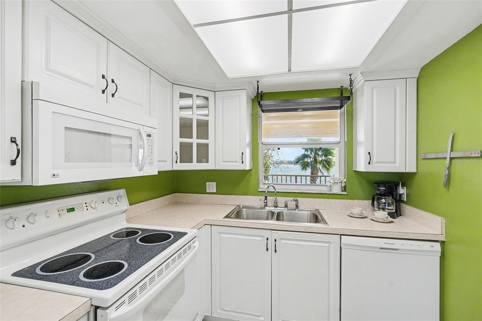 Peaceful water views from your kitchen sink.