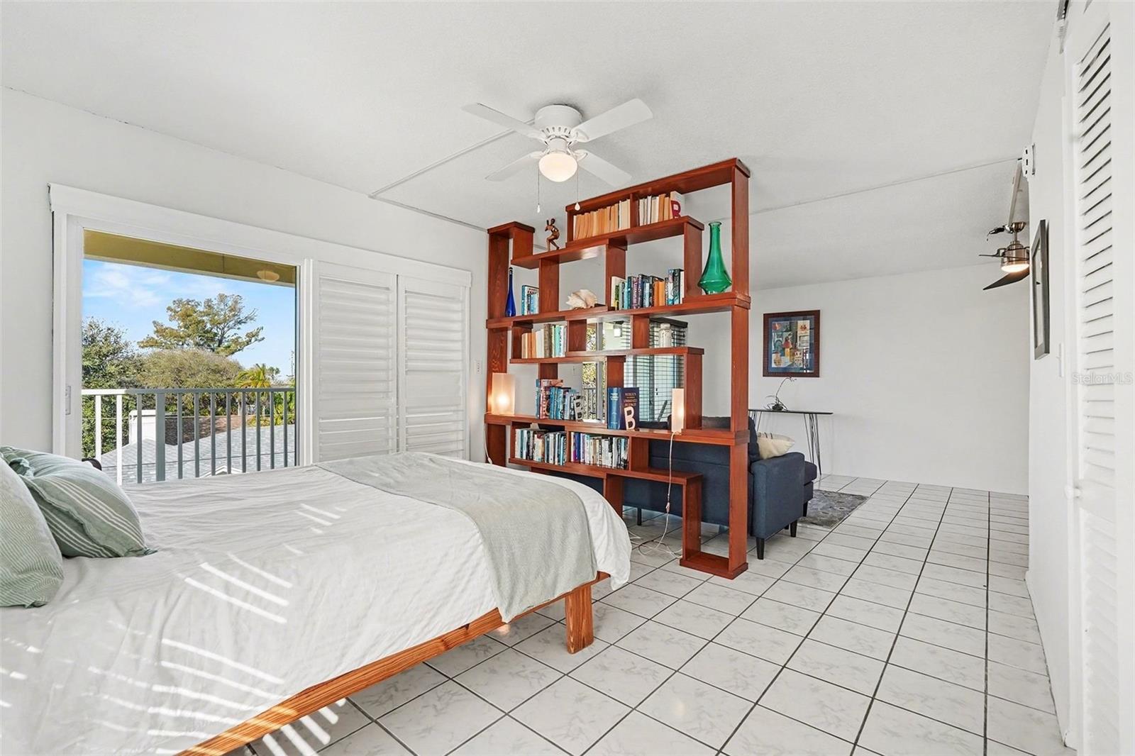 Bedroom wall was removed to maximize open floor plan but can easily be reinstalled.