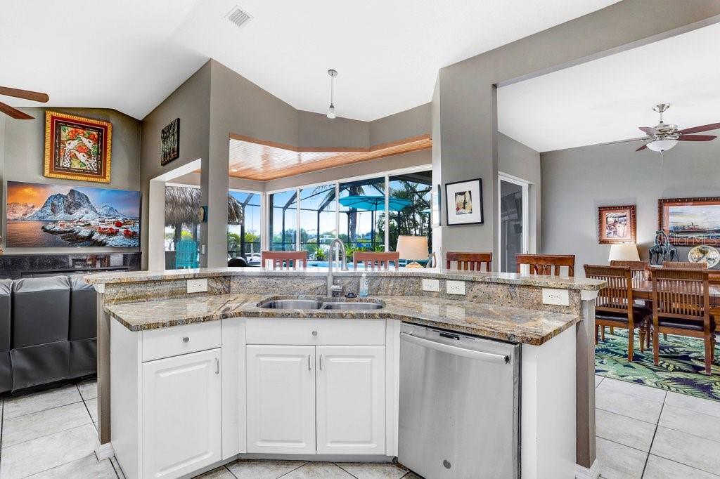 Kitchen and Family Room