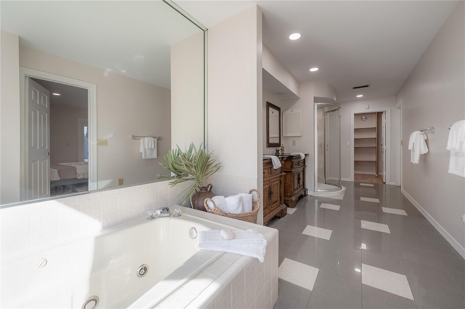 Master suite bathroom