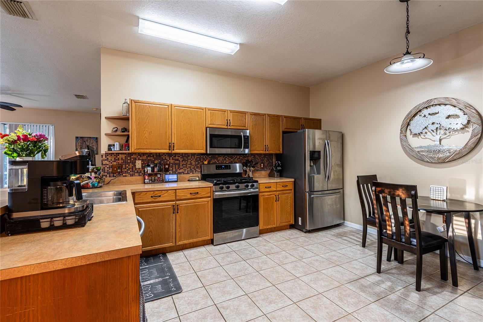 Kitchen view 3 - center area room for an island