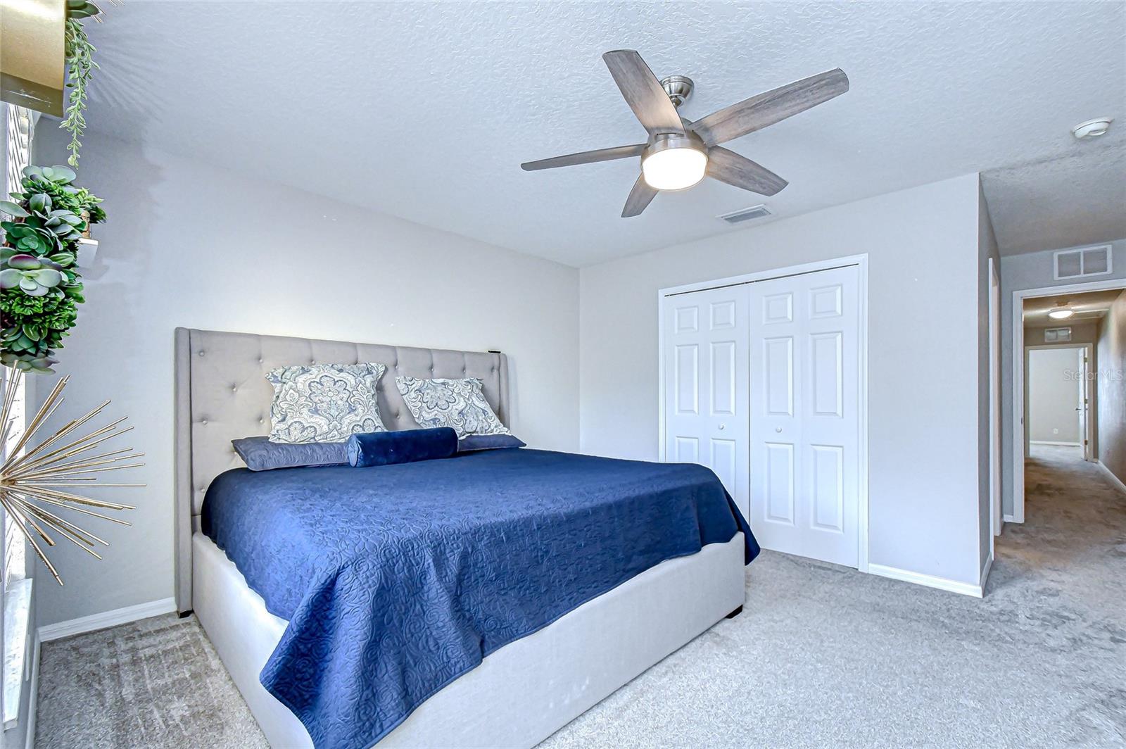 Primary suite with spacious closet!