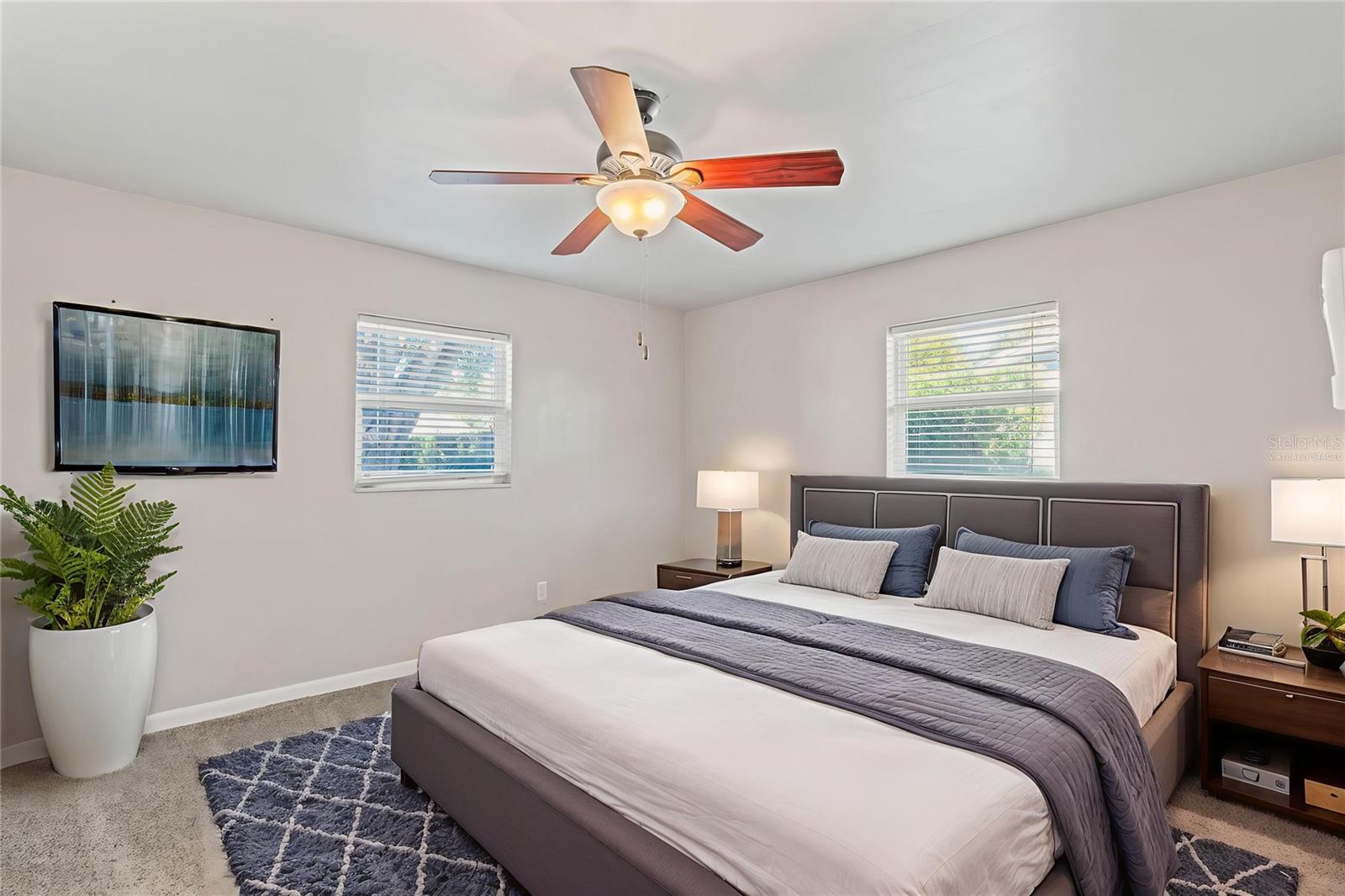 Primary Bedroom/Virtually staged