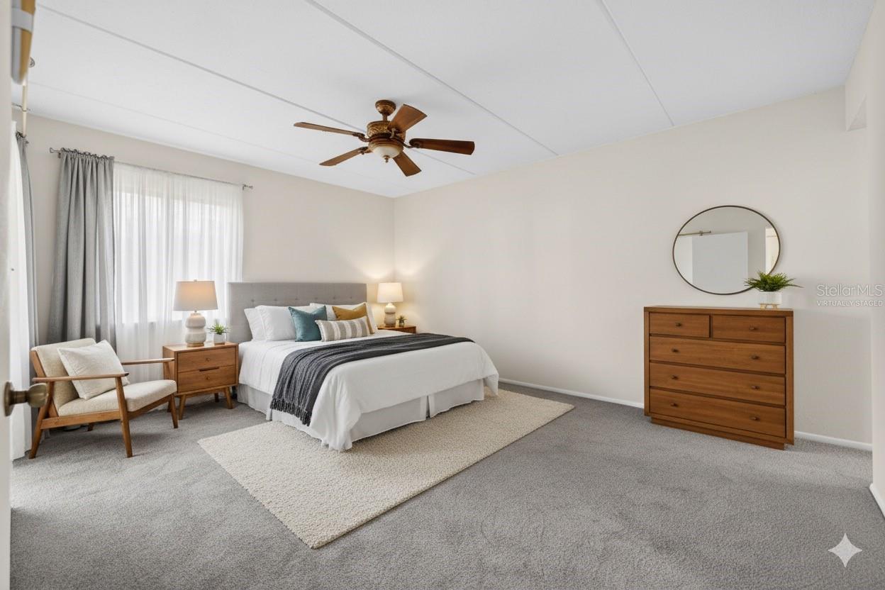 Primary bedroom-virtually staged