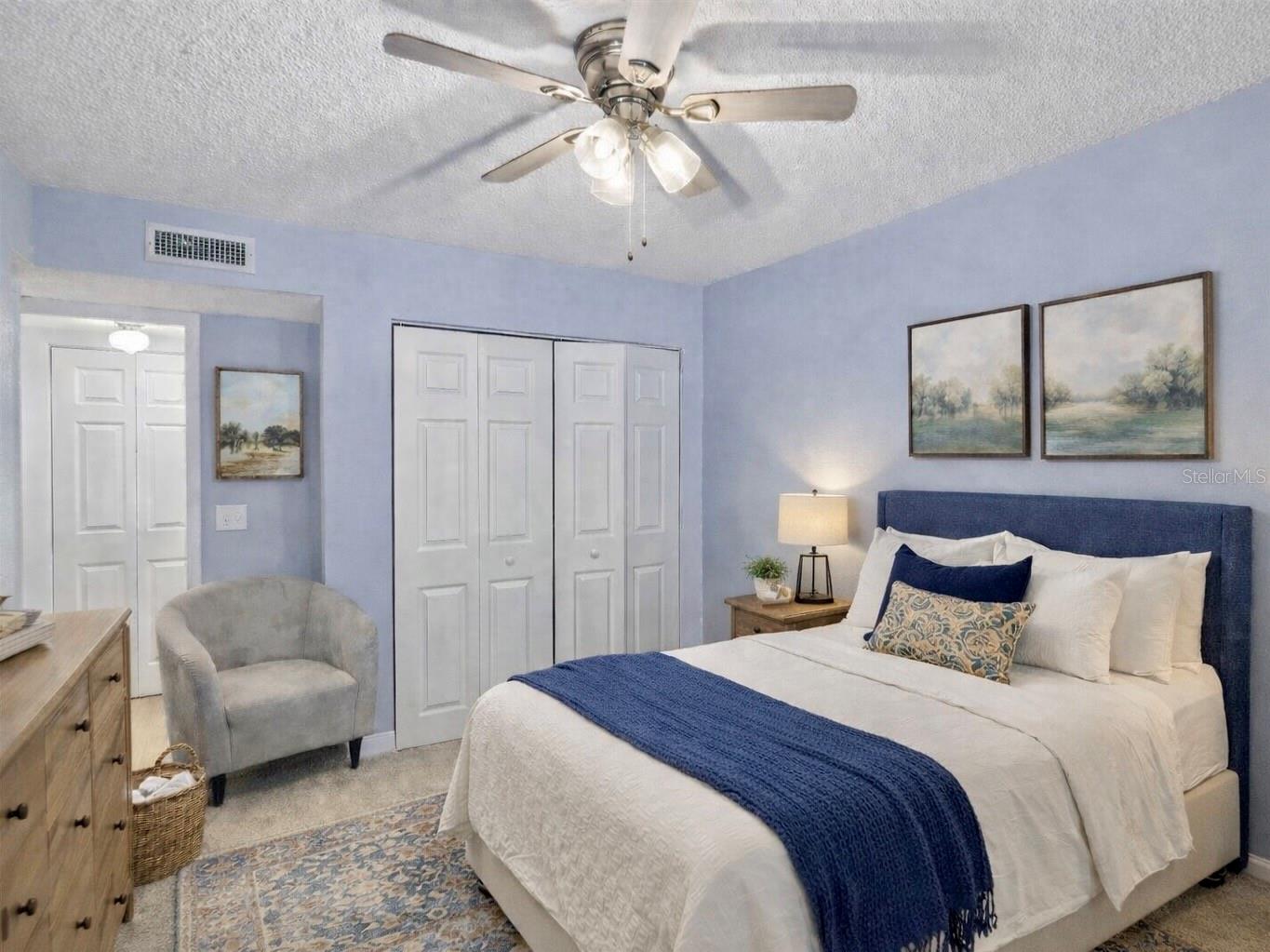 VIRTUAL STAGED PRIMARY BEDROOM