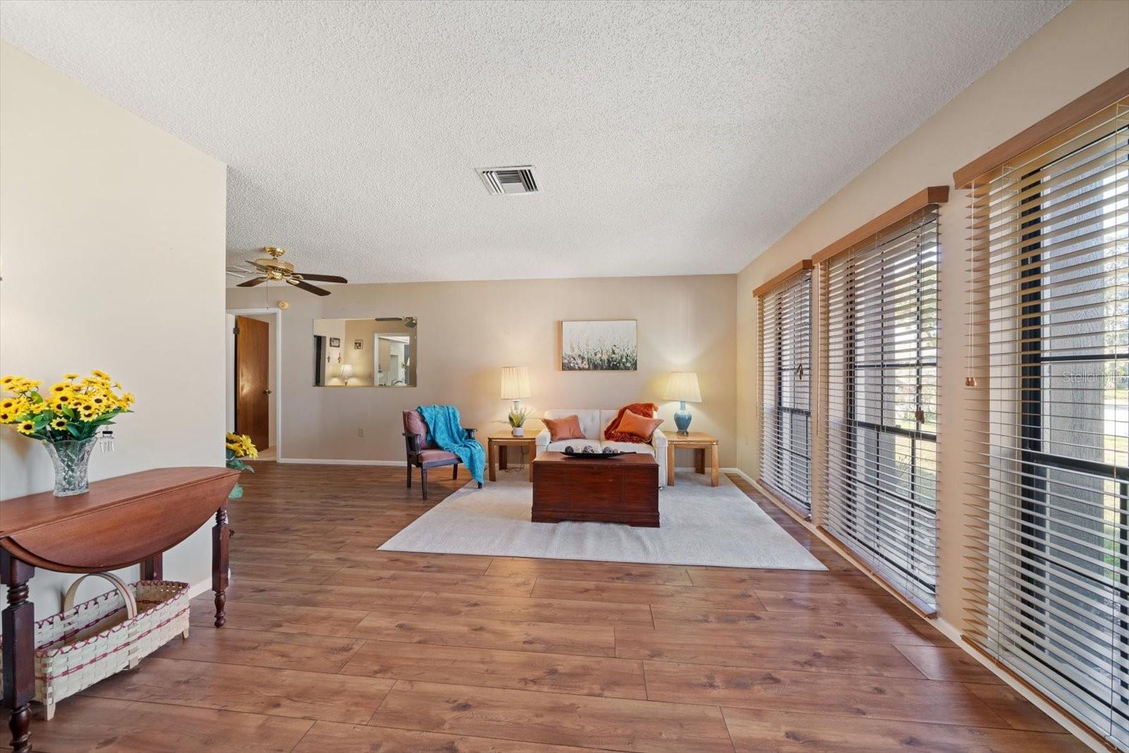 Spacious living room