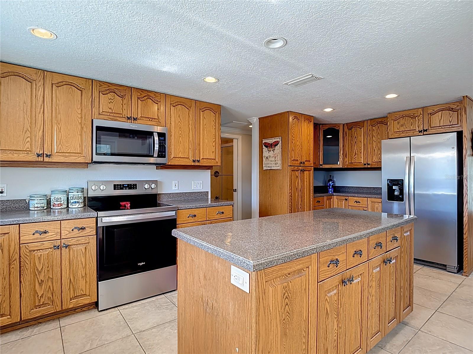 Kitchen with extra storage