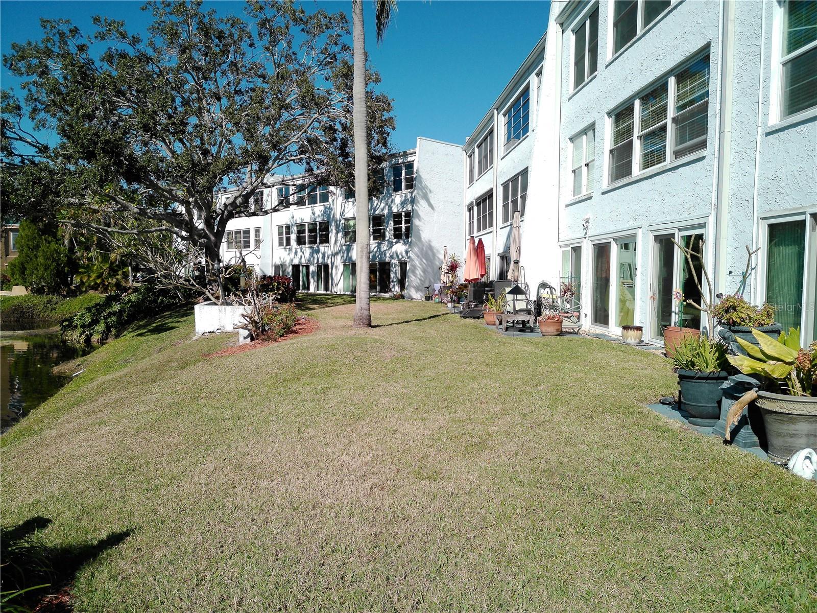 Count yard view looking towards Building C