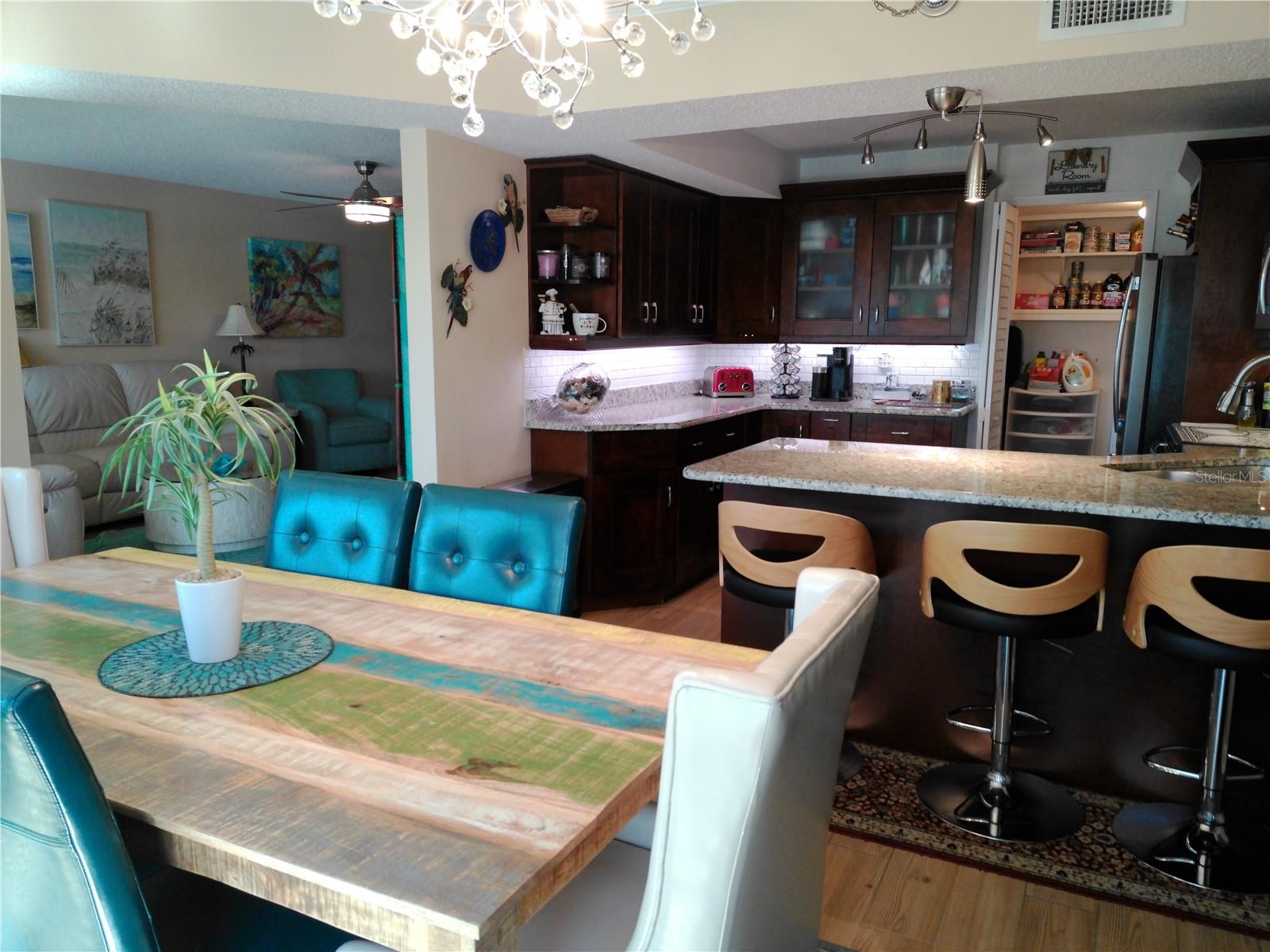 Another view from Dinette into kitchen