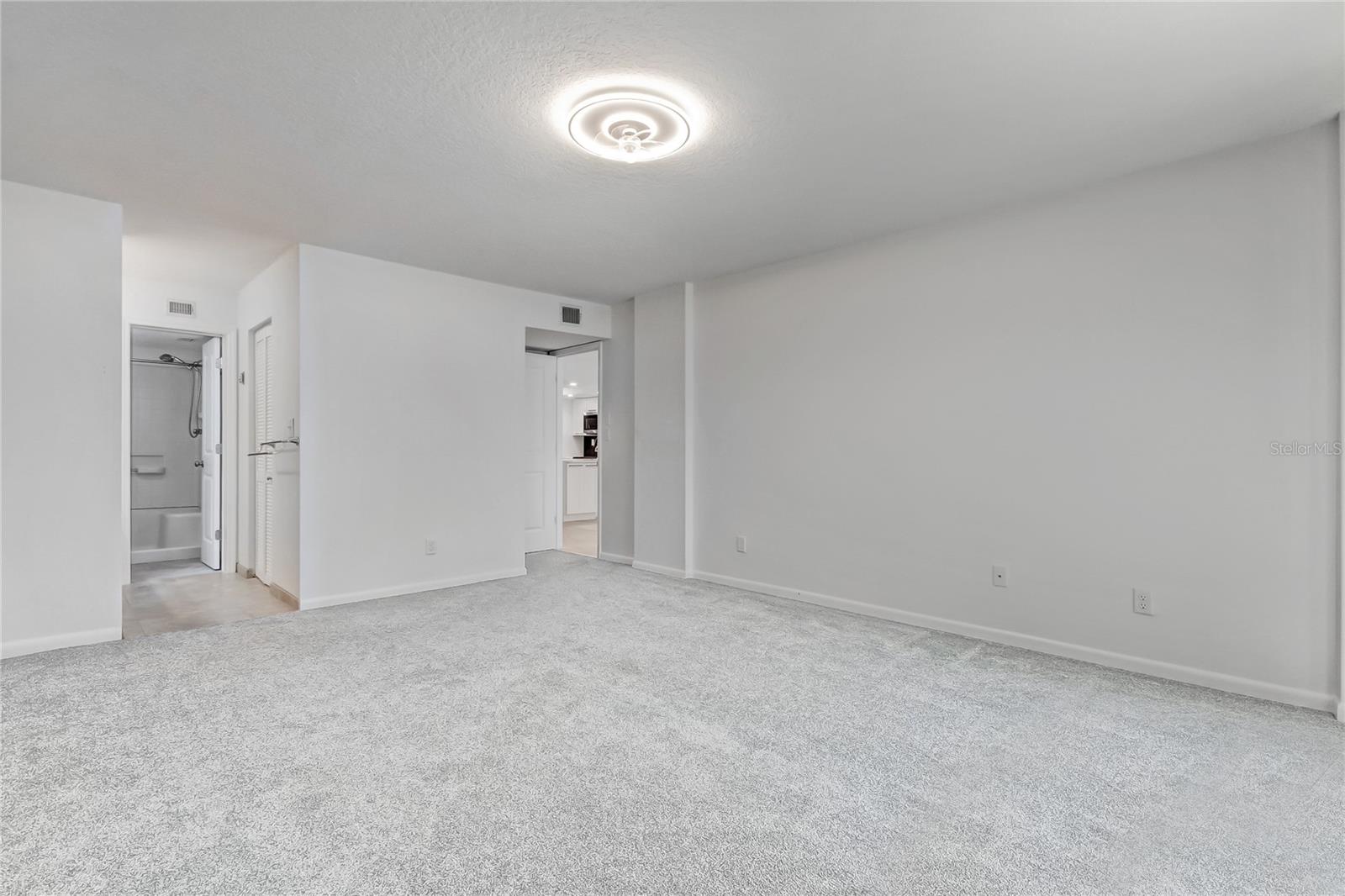 Master bedroom with ensuite and walk-in closet.