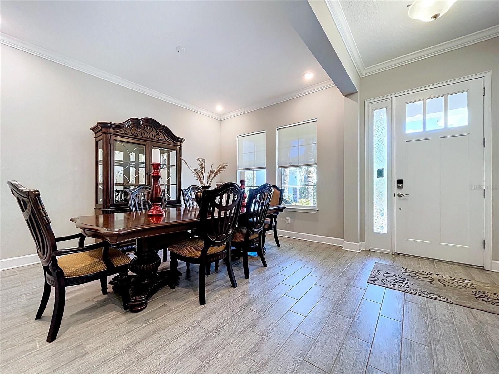 DINING ROOM AND FOYER