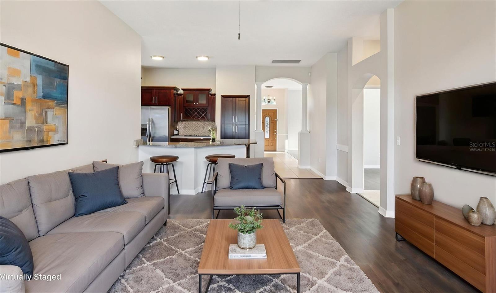 Family Room - Virtually Staged