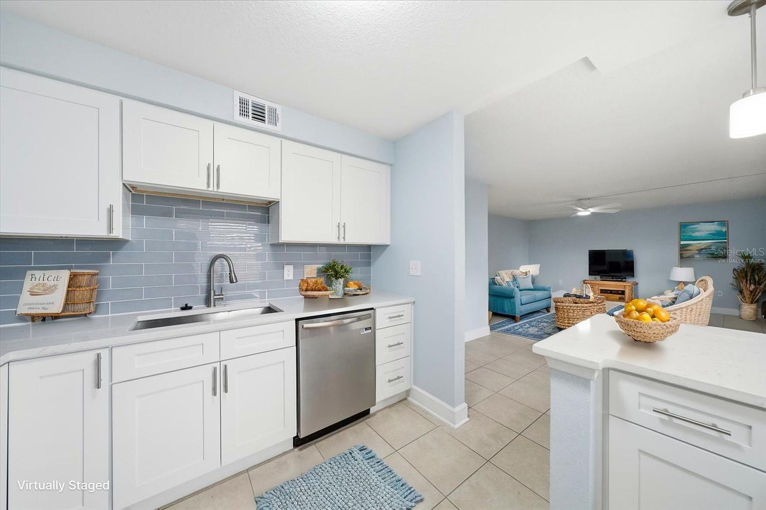 Virtually Staged Kitchen