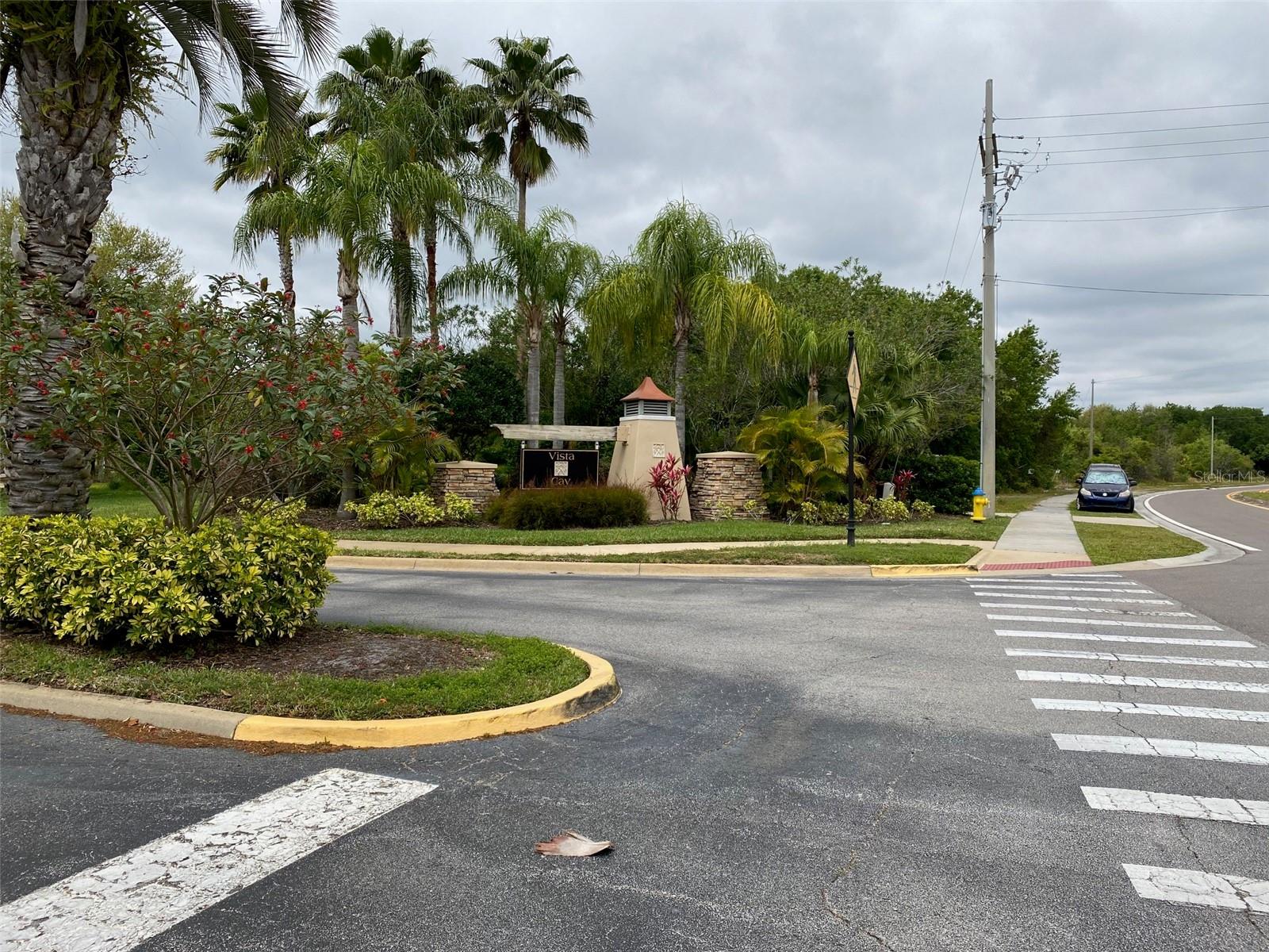 Vista Cay gated community entrance!