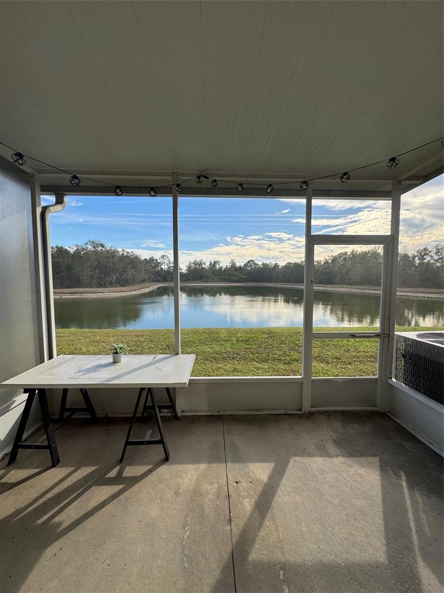 Waterfront view from screen back porch!