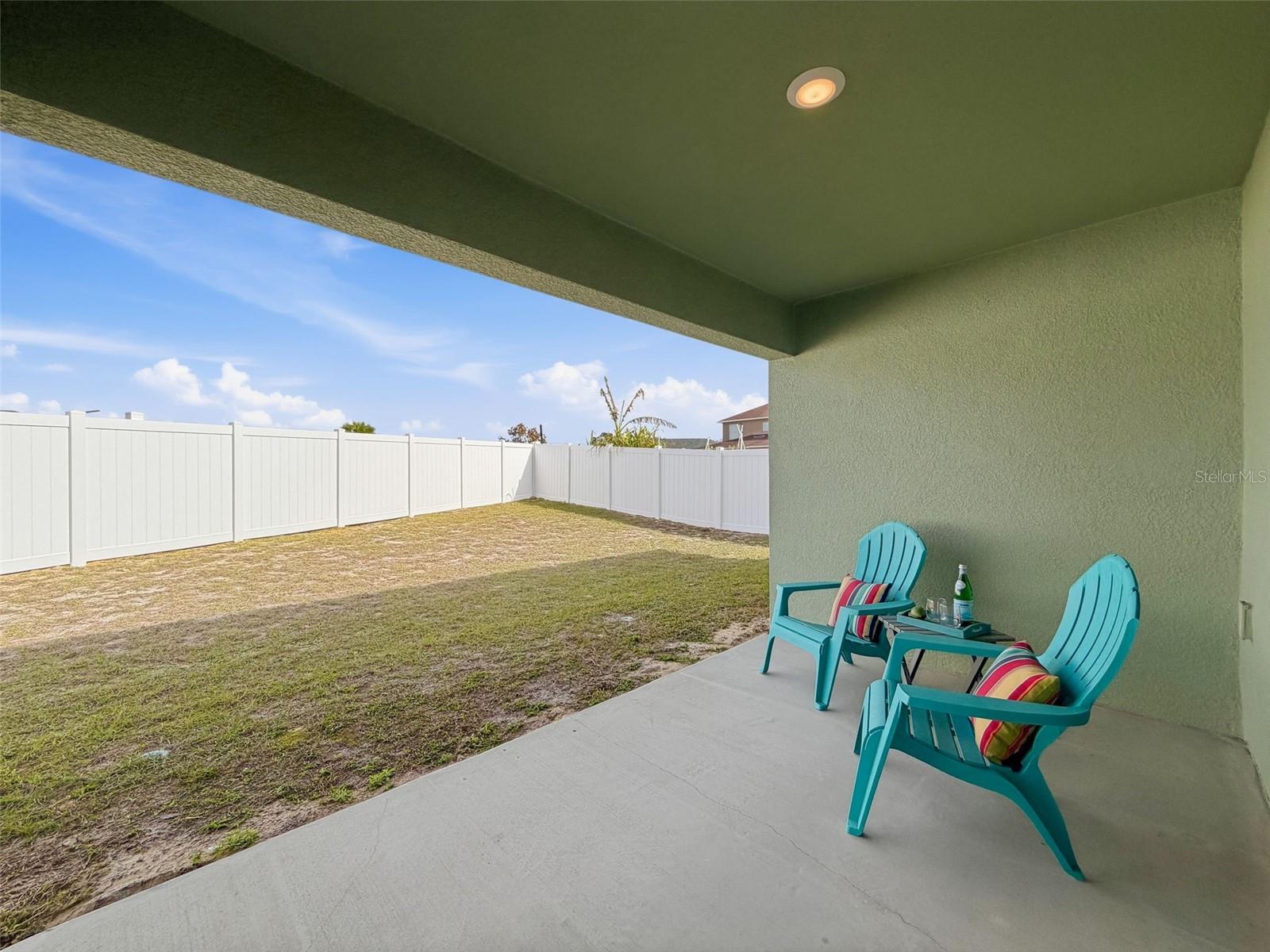 LOOK AT THAT FENCED BACKYARD!