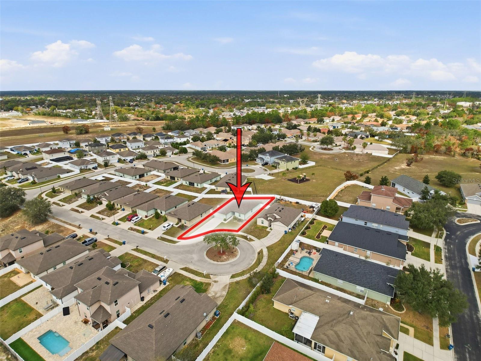 LOCATED ON A CUL-DE-SAC IN THE BACK OF THE COMMUNITY