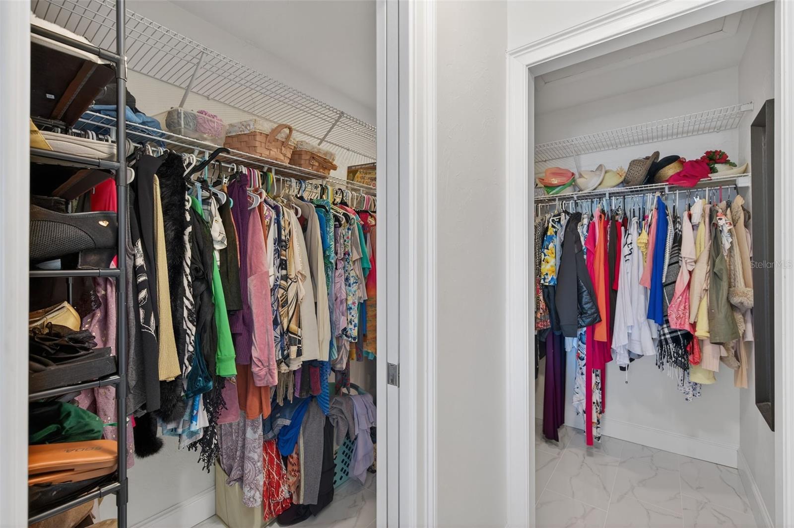 Primary Bedroom walk-in closet