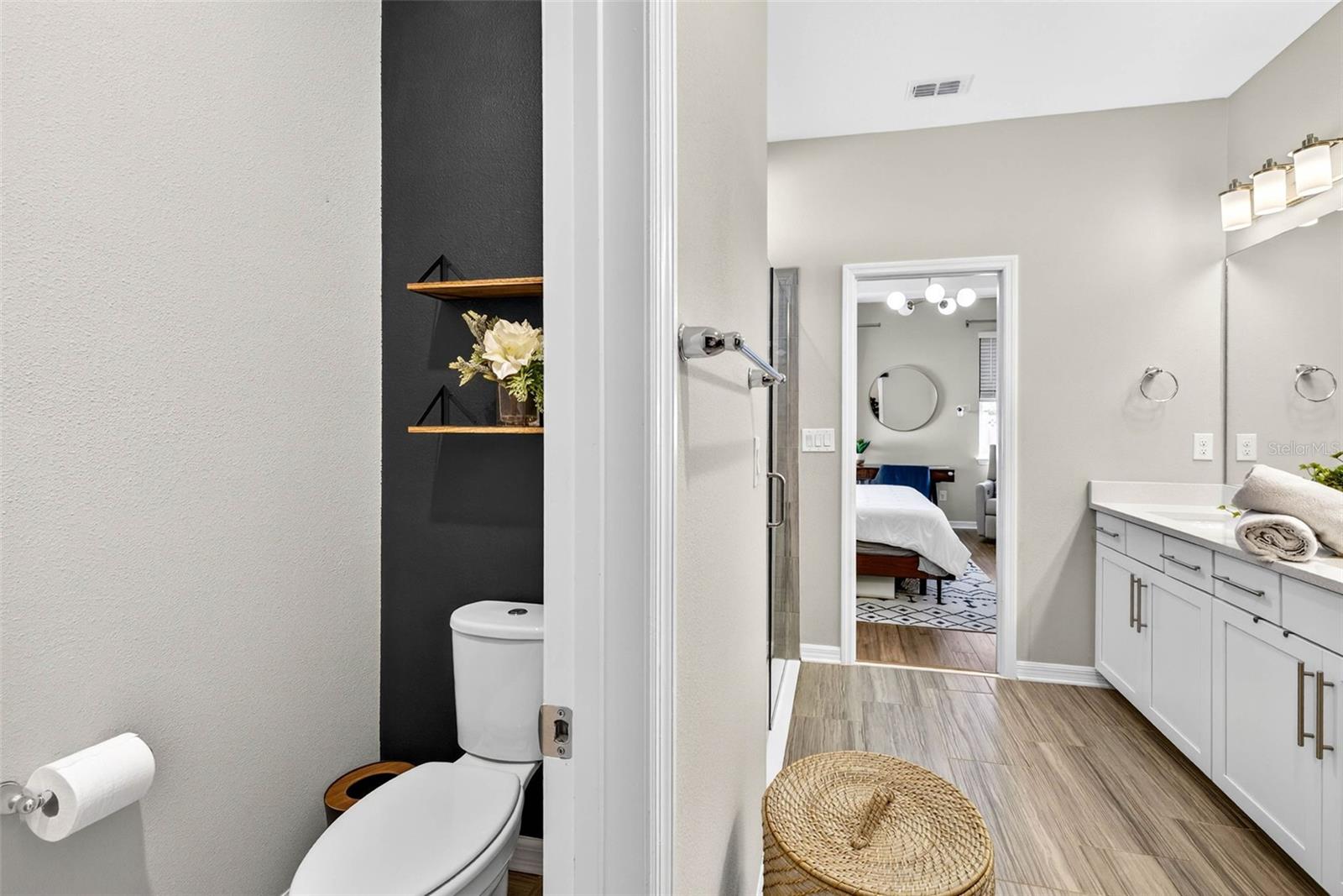 Water closet + ensuite bathroom.