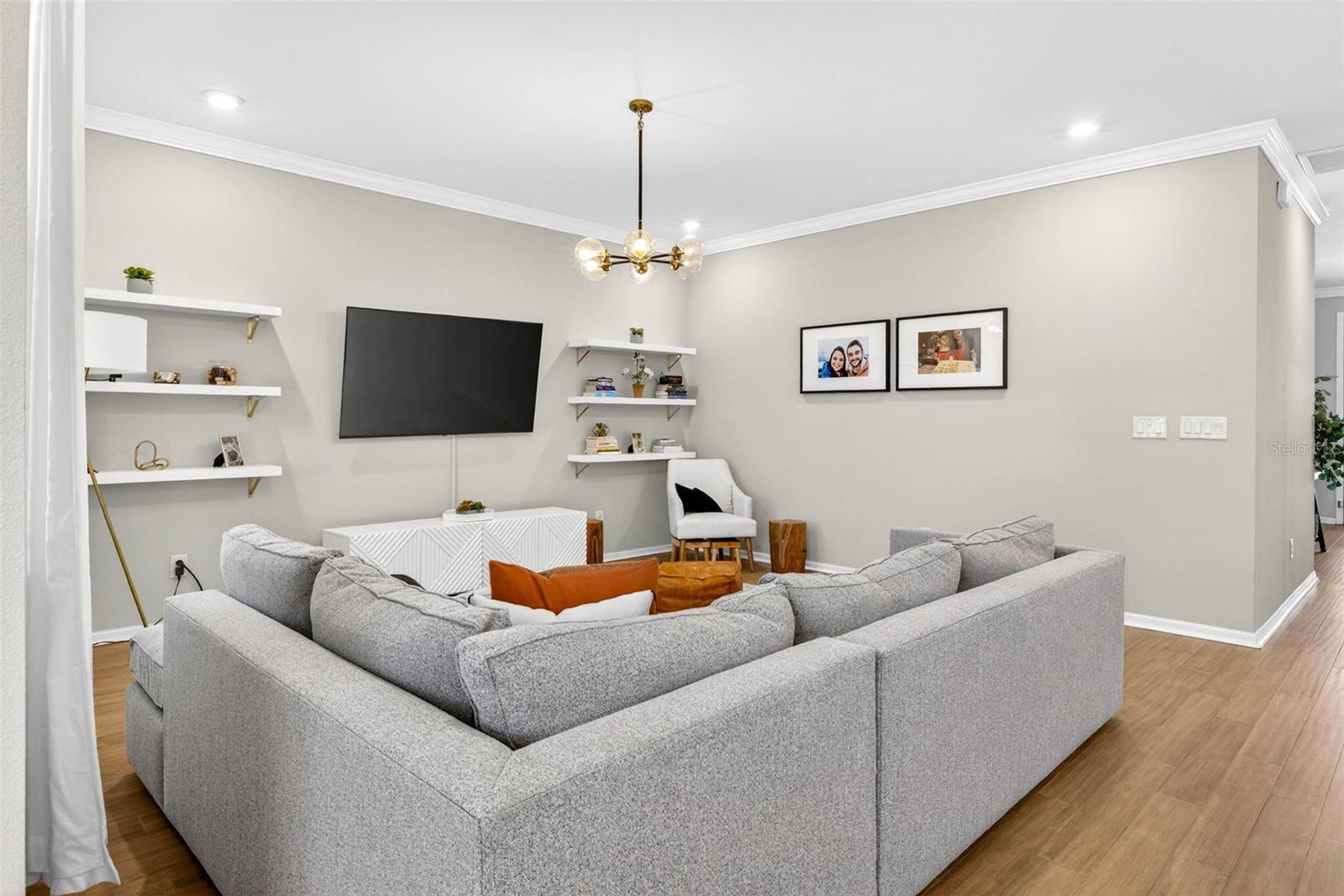 A comfy reading nook