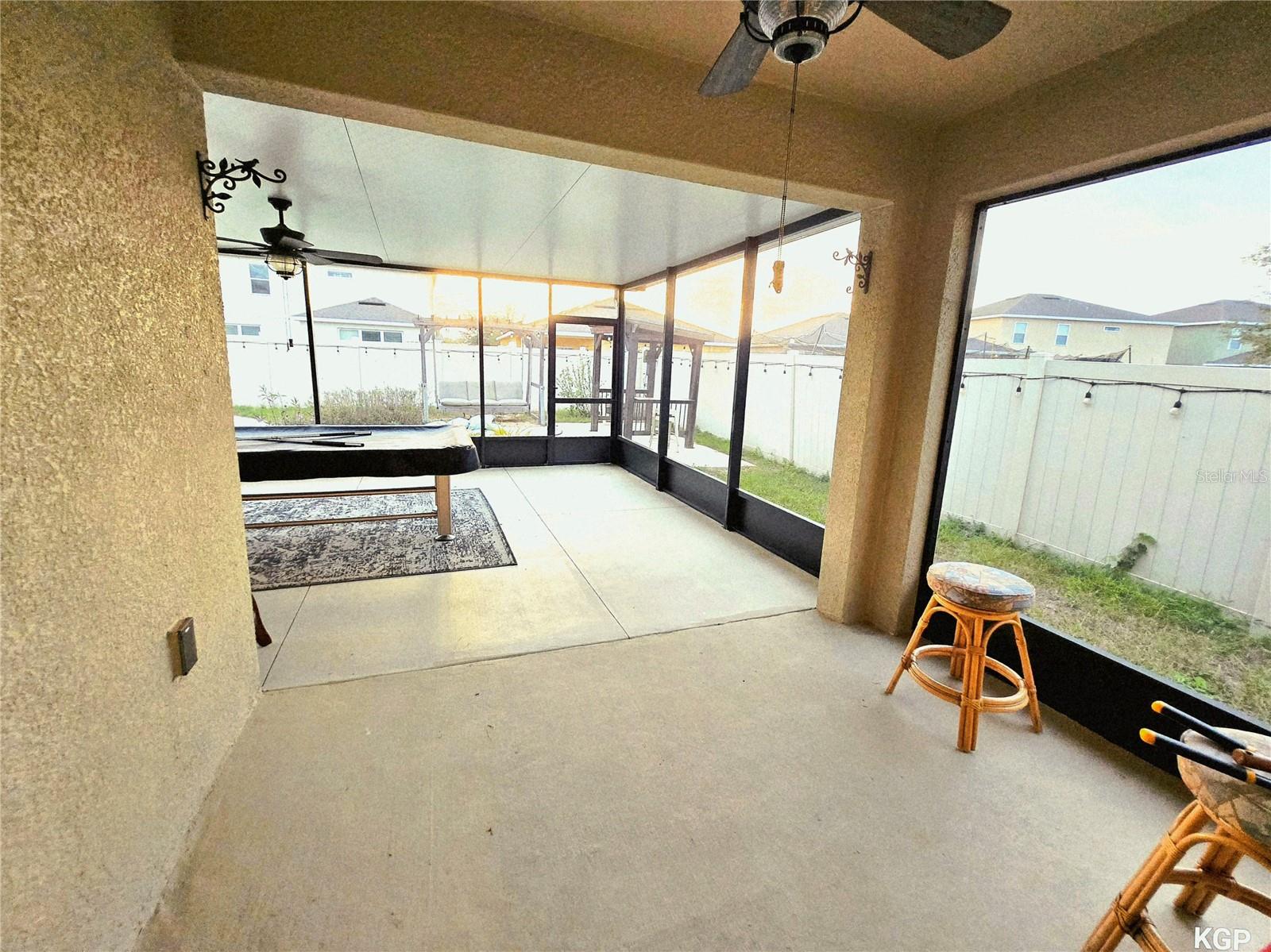 Extended Back Porch
