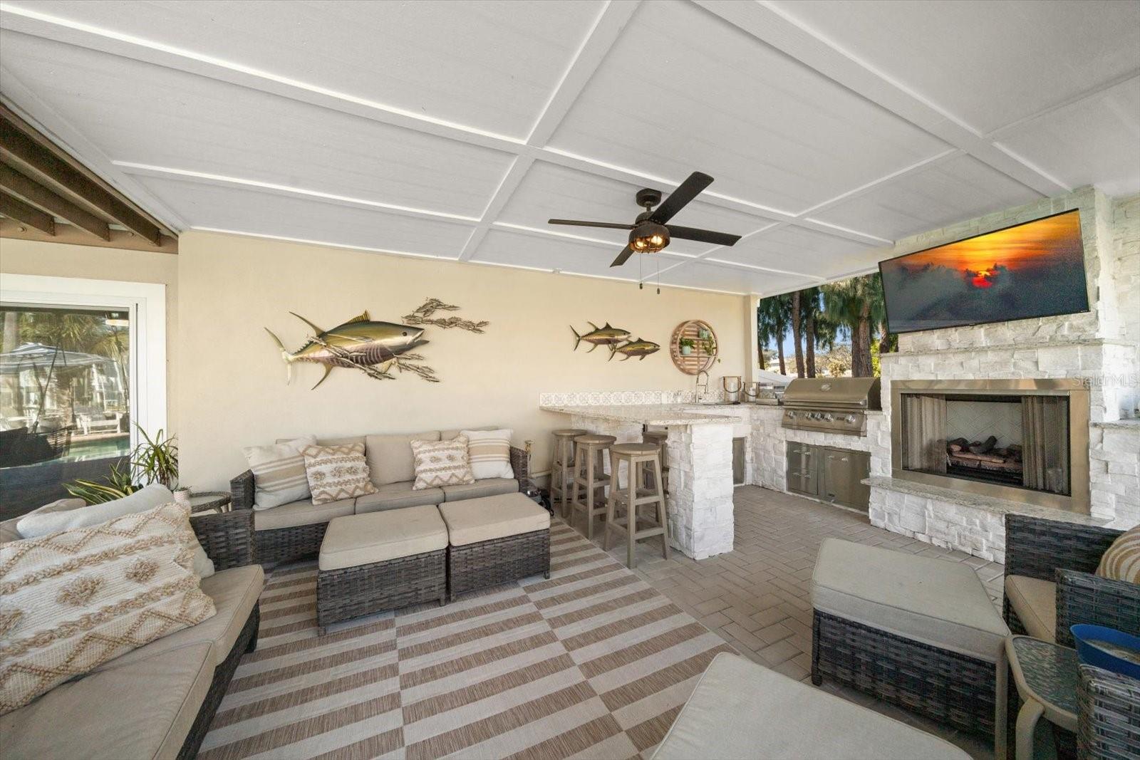 Large outdoor gathering area!