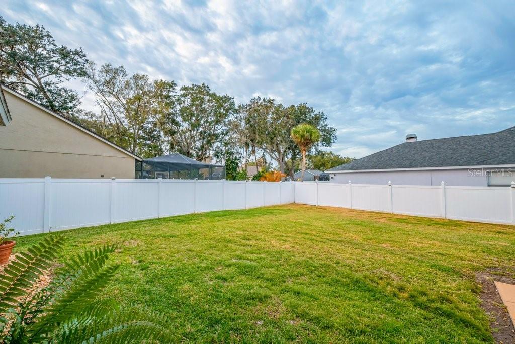 FENCED YARD