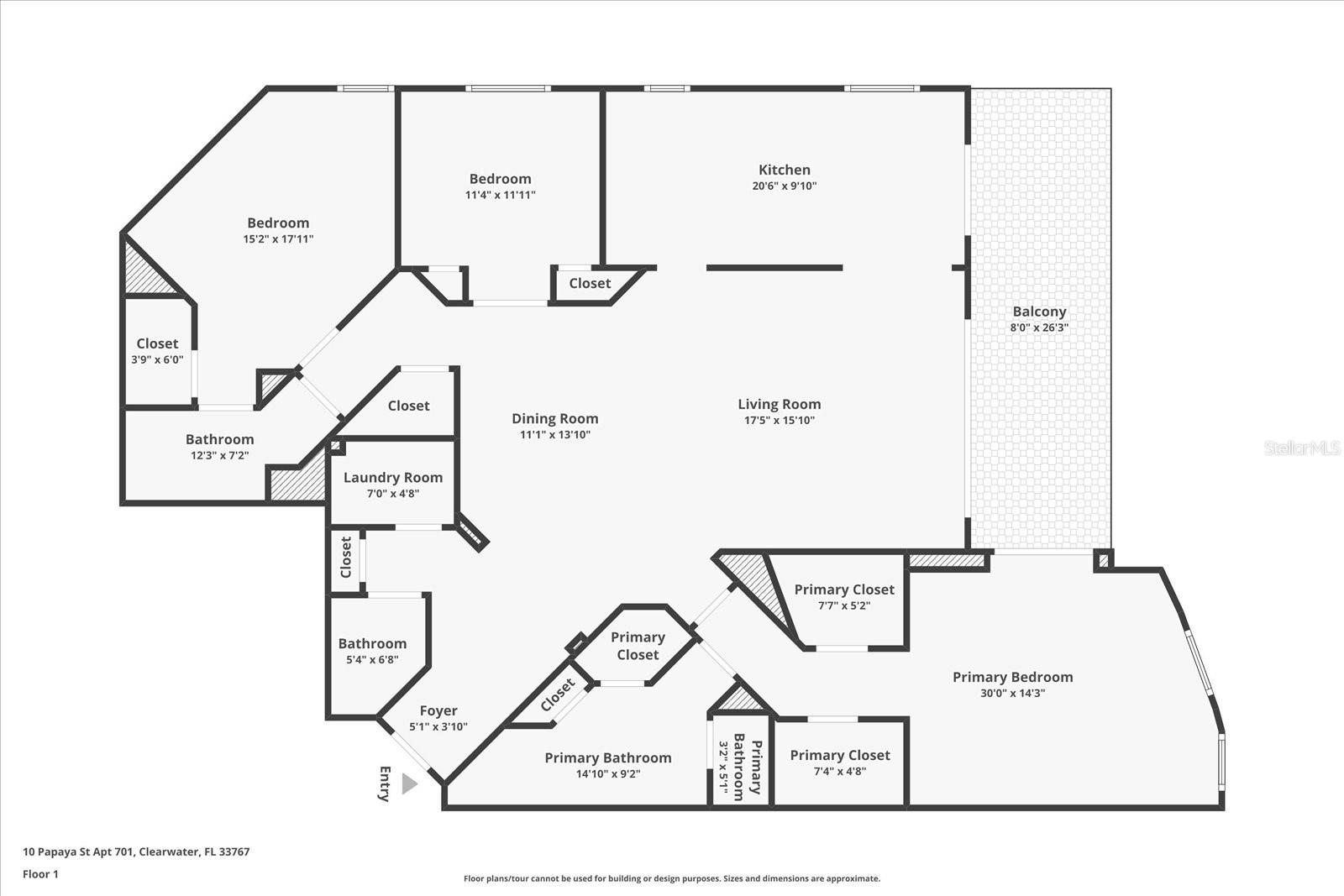 10 PAPAYA ST #701, CLEARWATER BEACH, FL, 33767