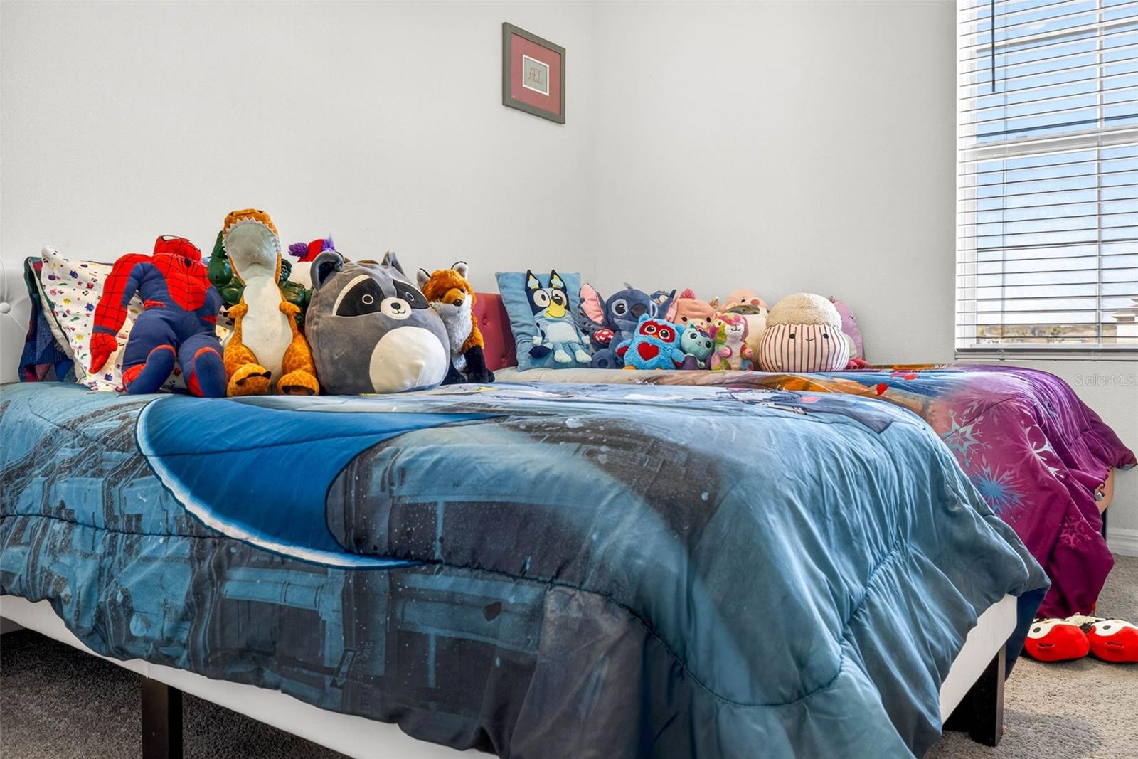 Bedroom 3 also fits all your stuffed friends!