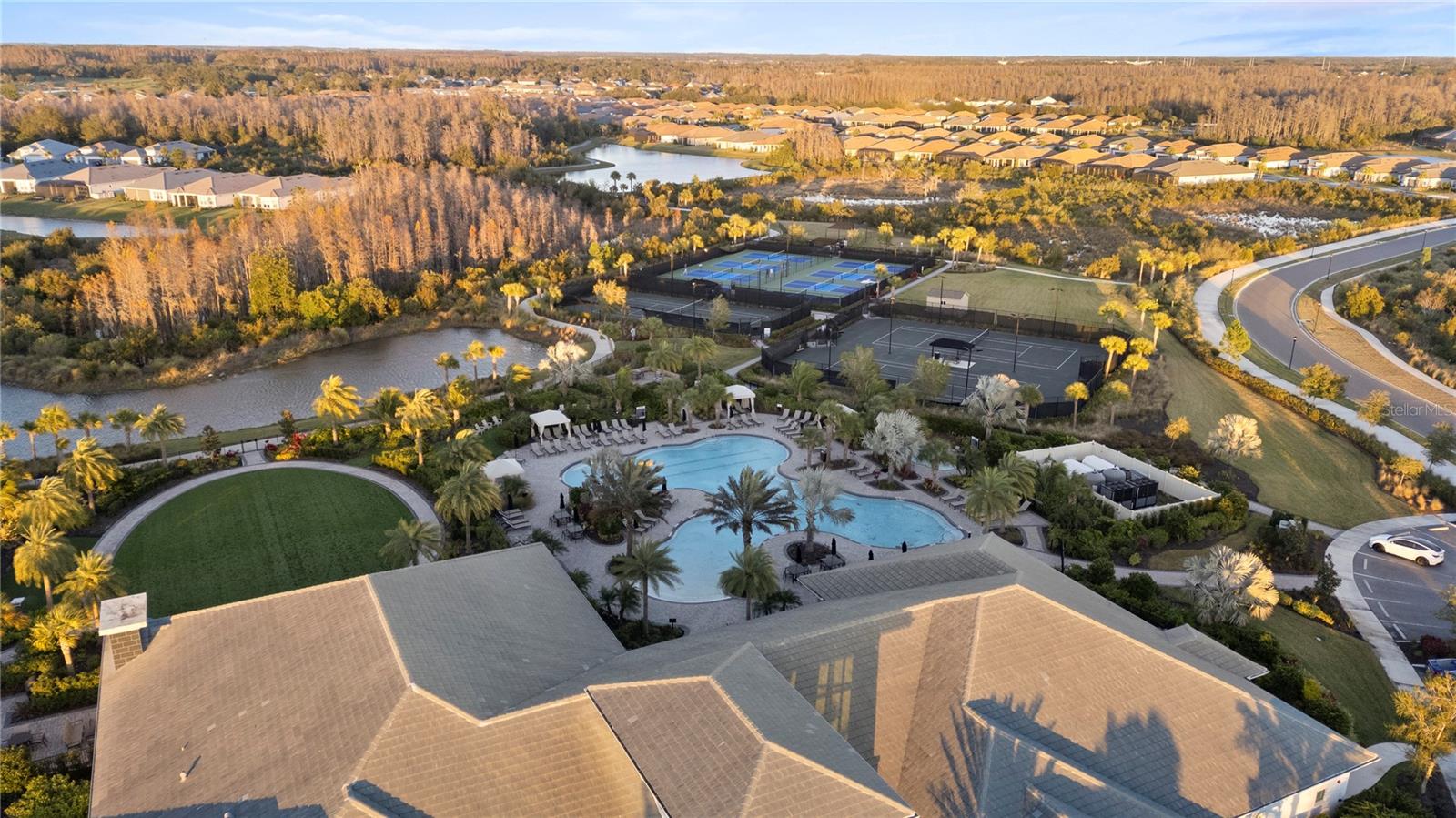 Aerial View of Neighborhood