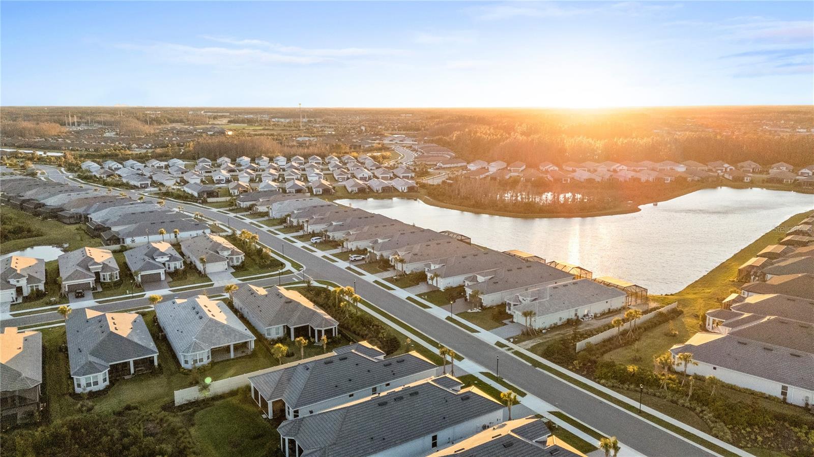 Aerial View of Neighborhood