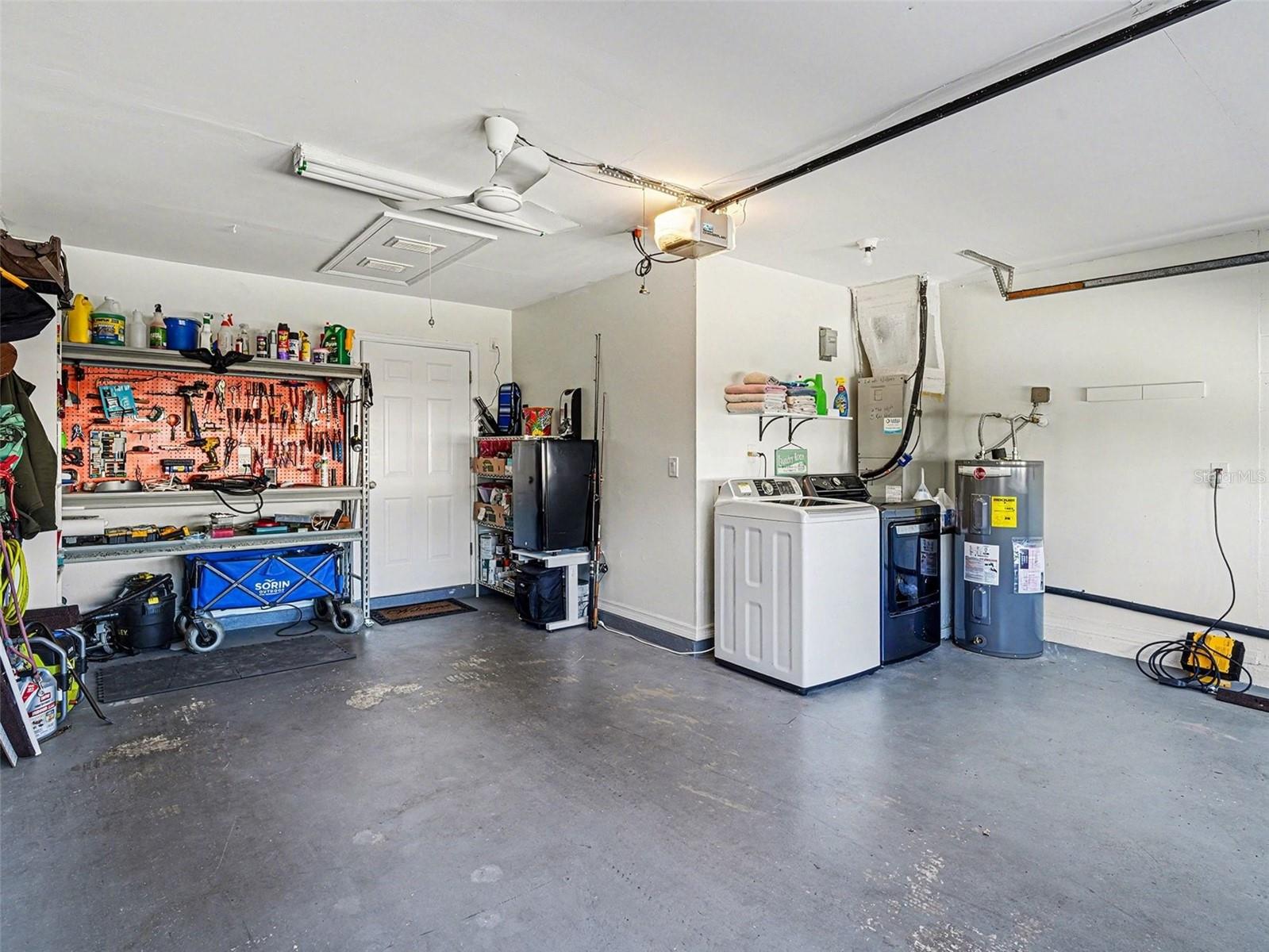 1 1/2 space garage for your car and golfcart