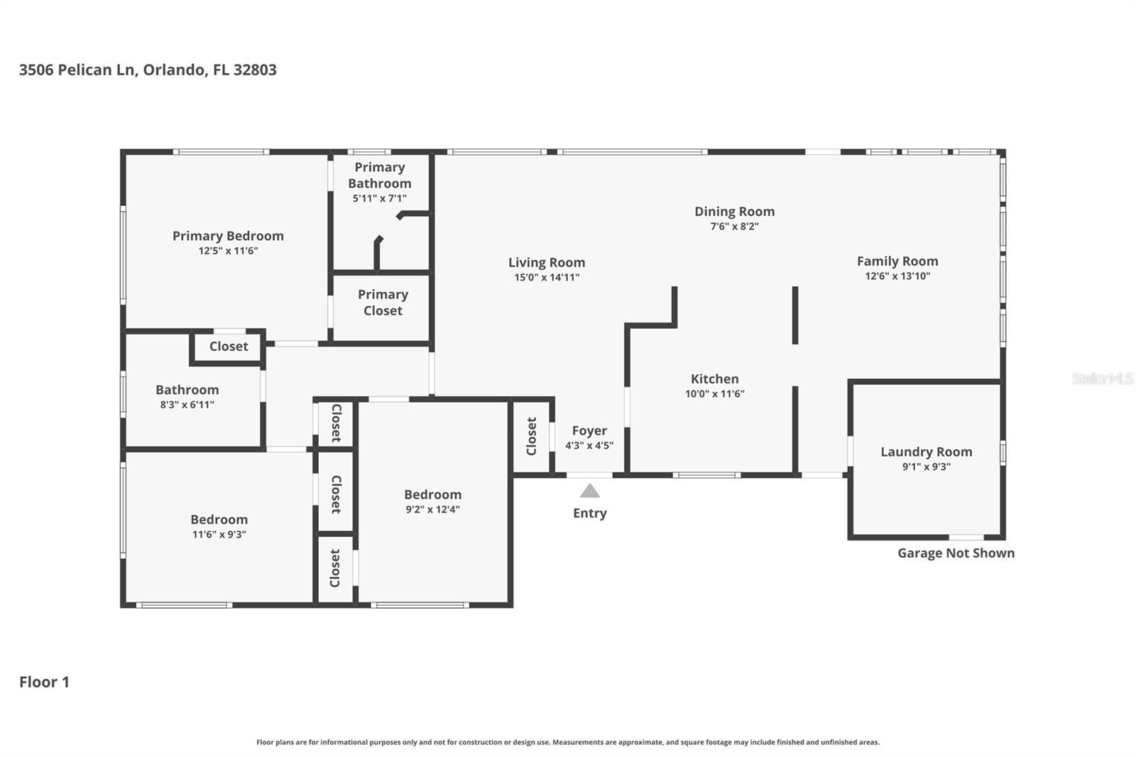 3506 PELICAN LN, ORLANDO, FL, 32803