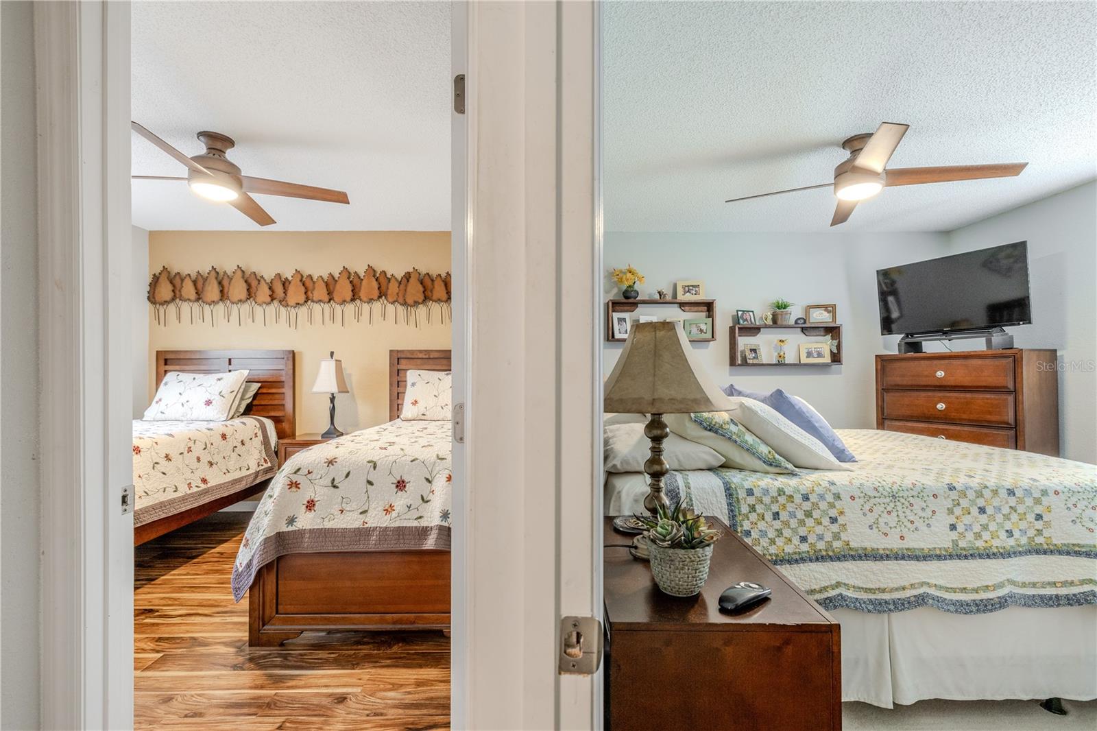 Thoughtful split-bedroom design offers privacy and separation, with Bedroom's 2 and 3 positioned away from the primary suite—perfect for guests or multi-generational living.