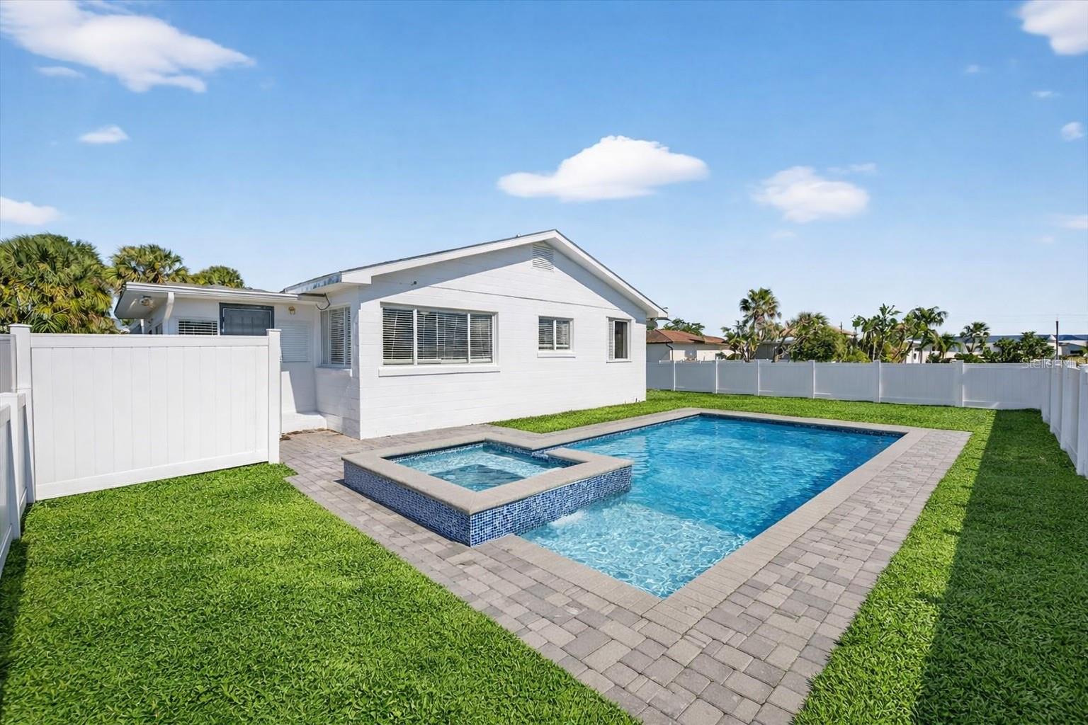 Digitally enhanced / conceptual rendering. Pool shown is not currently installed.