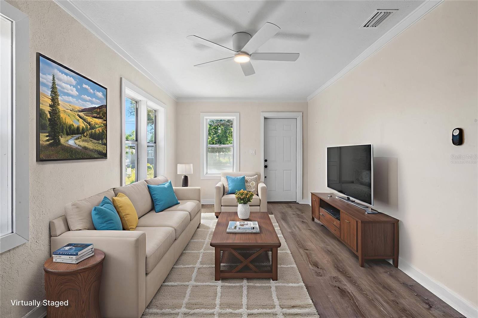 Living Room. Virtually Staged.