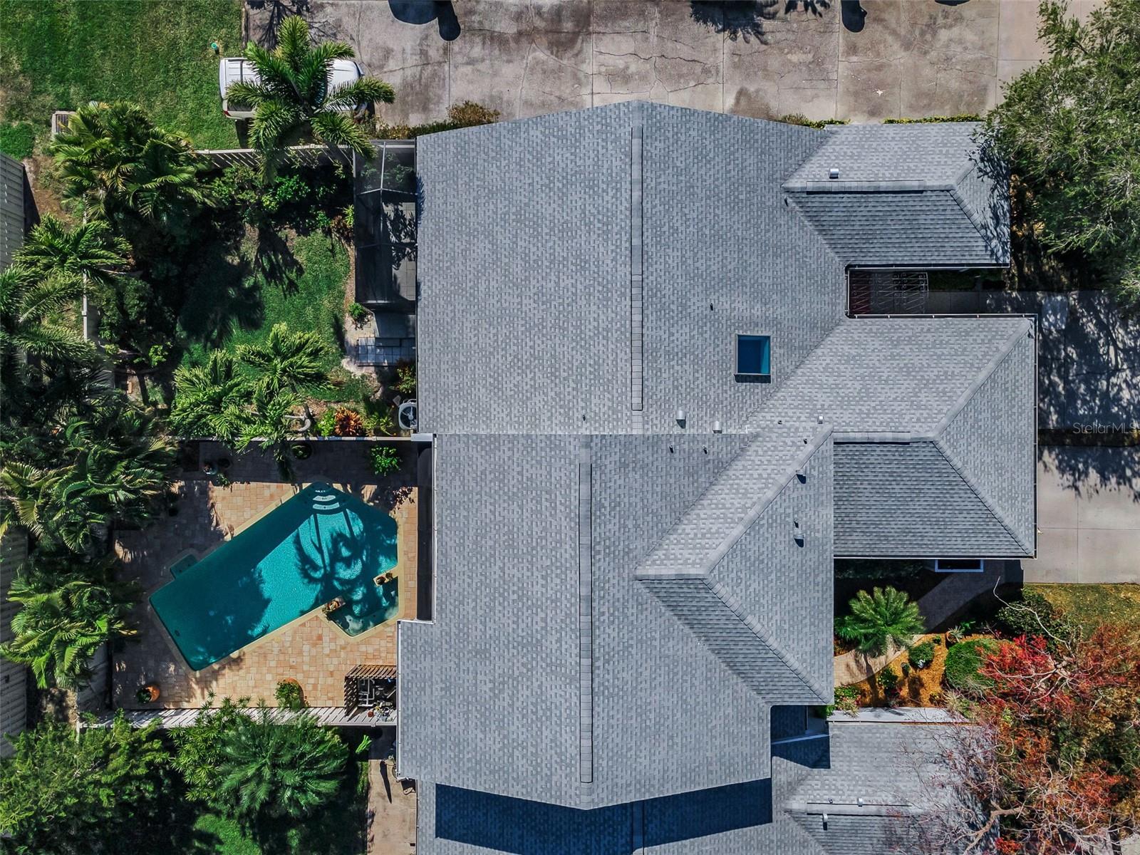 Aerial view of townhome