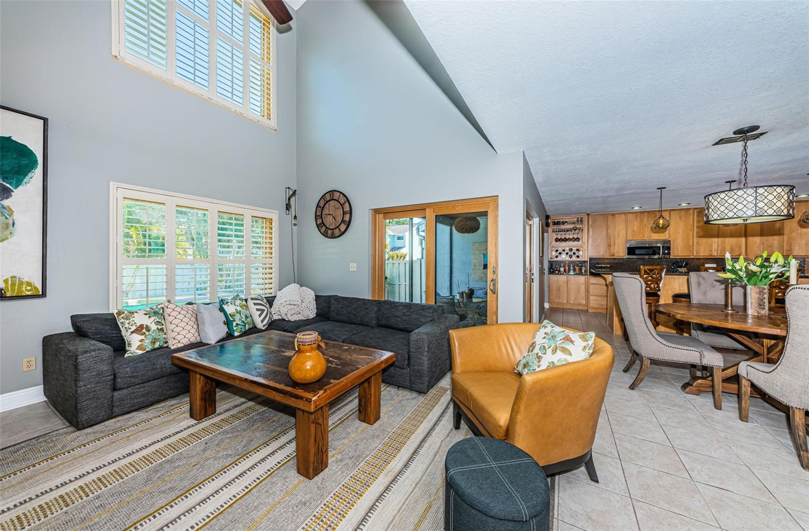 Living area-open floor plan