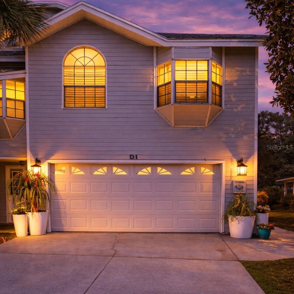 Digitally altered twilight view