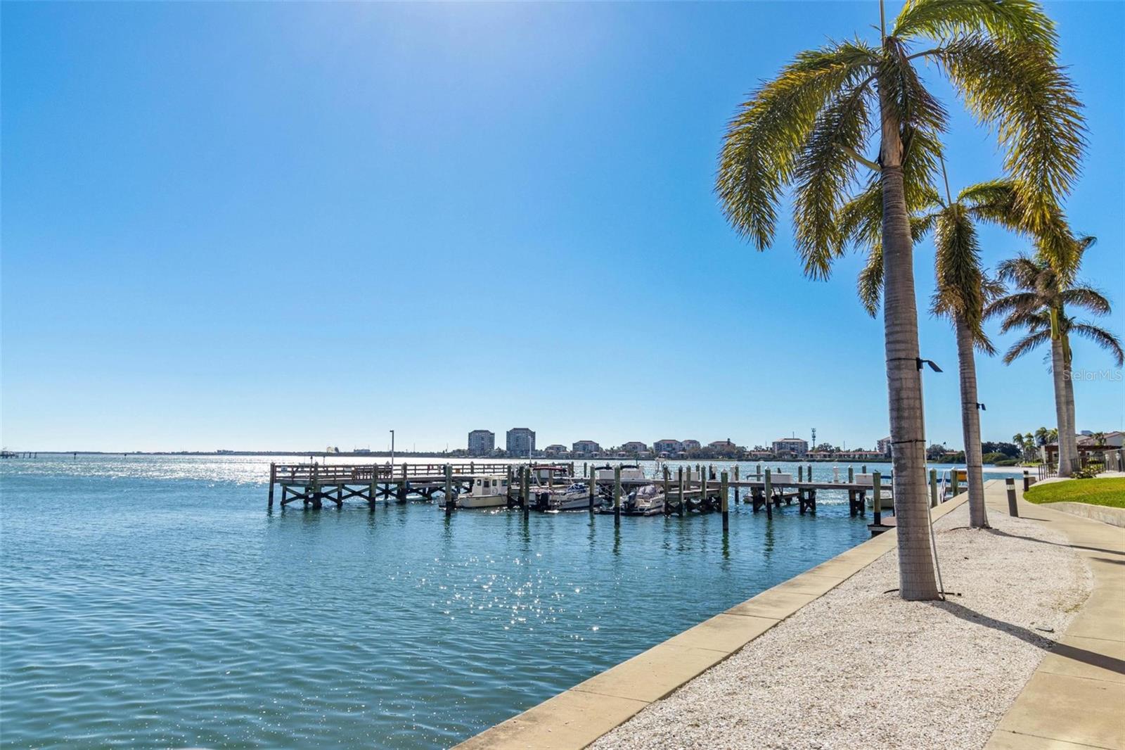 The community features two docks, a fishing pier, and a small marina for convenient boat parking and waterfront enjoyment.
