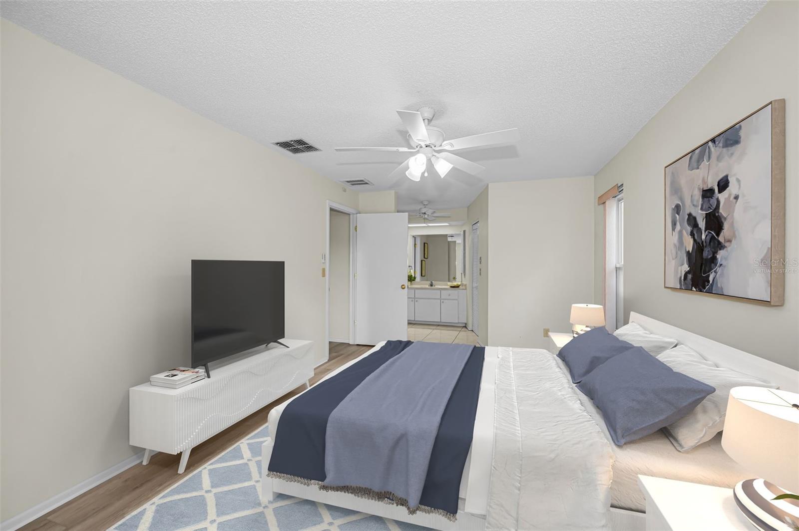 Primary Bedroom - Virtually Staged