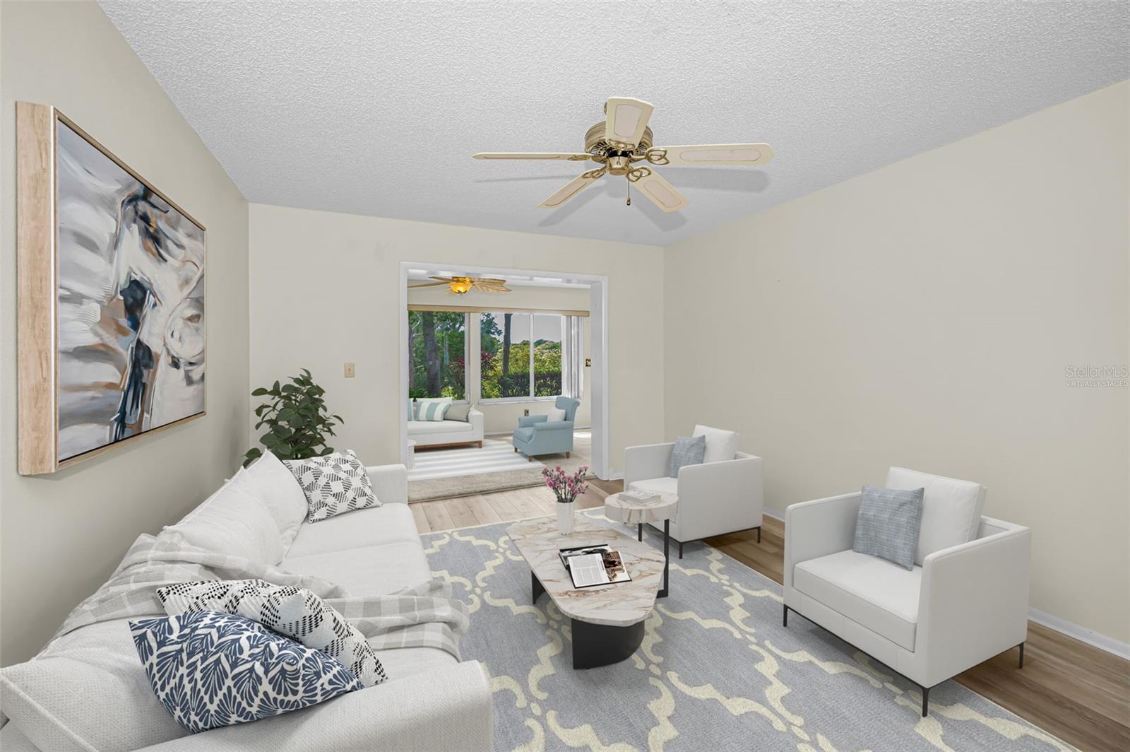 Living Room - Virtually Staged